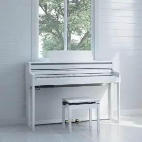 Piano Digital con Mueble ROLAND HP704WH Blanco 88 Teclas