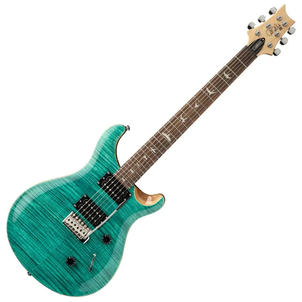 Guitarra Electrica SE Custom 24 Con Funda Color Turquoise