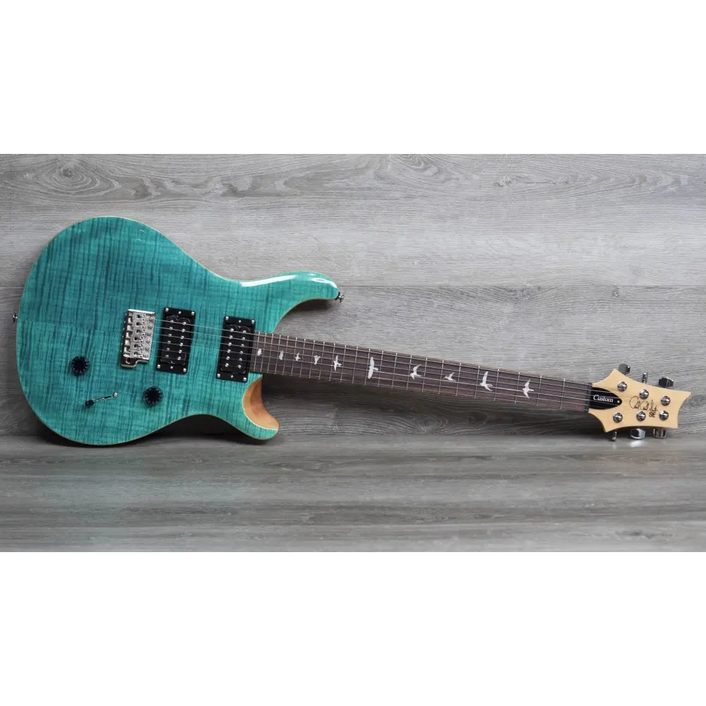 Guitarra Electrica SE Custom 24 Con Funda Color Turquoise