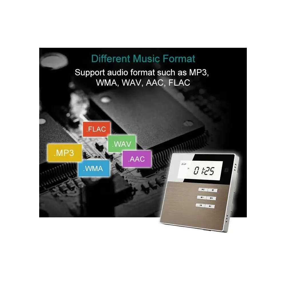 Kit Parlantes de Techo 4" Yamaha y Potencia Digital Con USB SD y Bluetooth