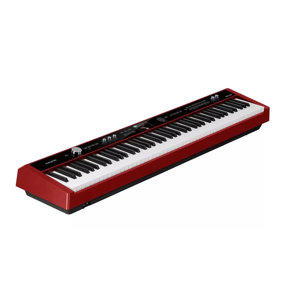 Piano Digital Nux De 88 Teclas NPK-20 Bluetooth Color Rojo