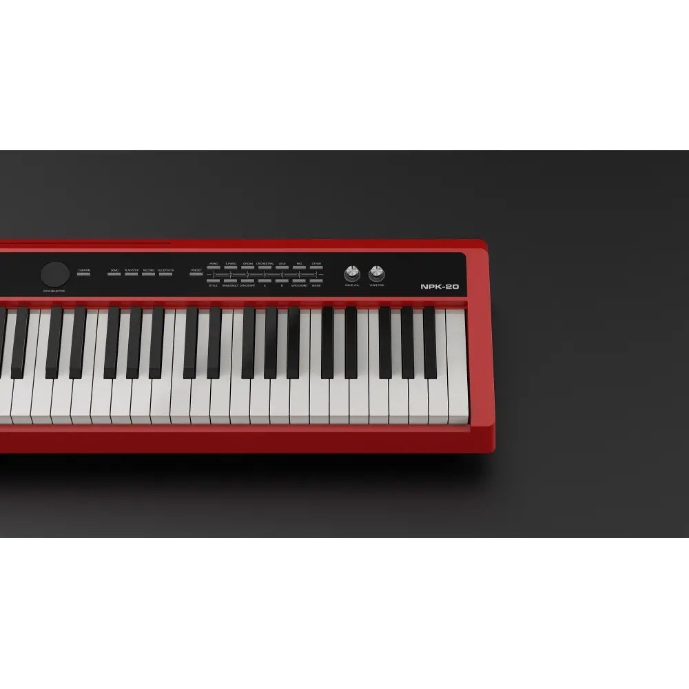 Piano Digital Nux De 88 Teclas NPK-20 Bluetooth Color Rojo