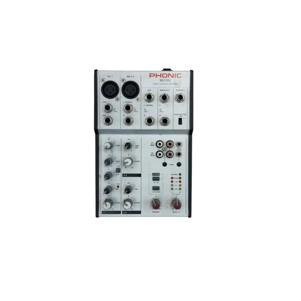 Mixer Phonic Analogico 4 canales Multiefecto AM105FXU USADO