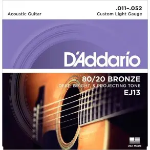 Encordado Guitarra Acustica 011 - 052 Daddario EJ13