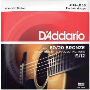 Encordado Guitarra Acustica 013 - 056 Daddario EJ12