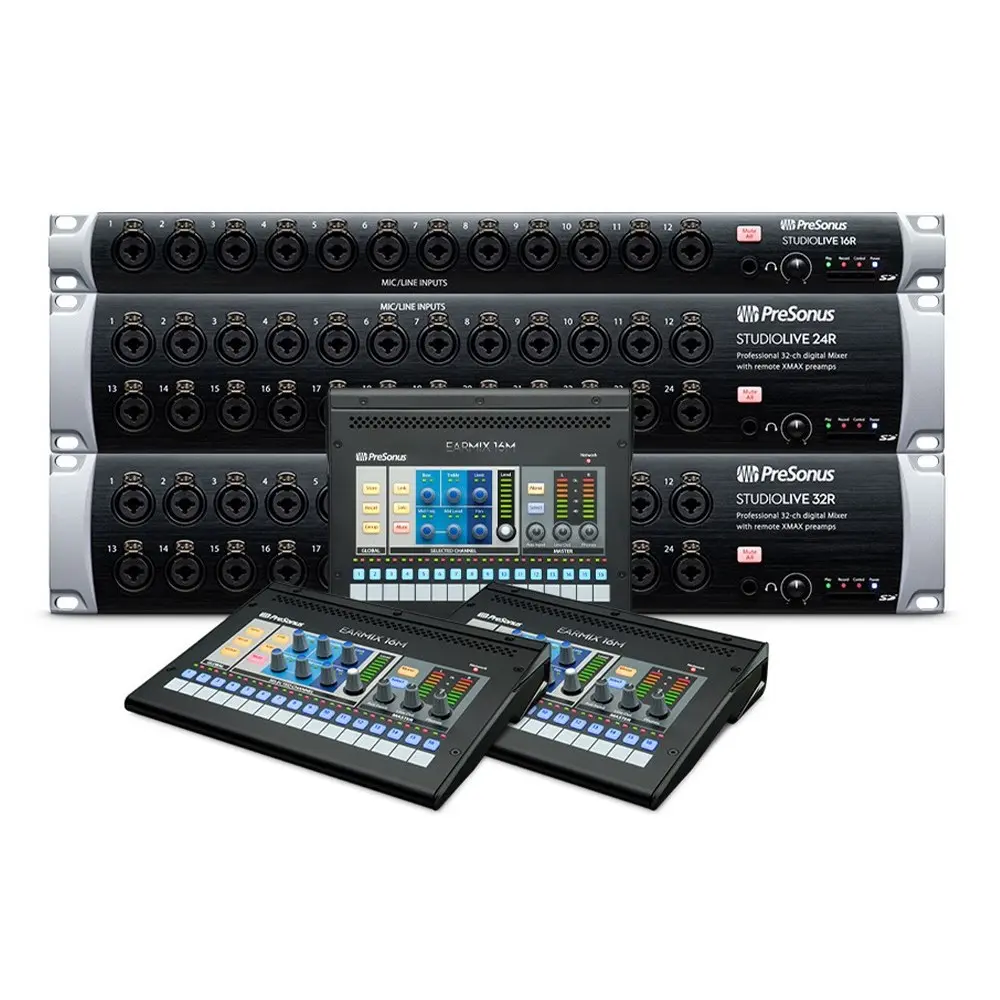 Mixer Digital de Rack 24 Canales Presonus Studio Live 24R