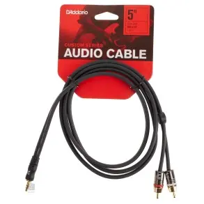 Cable RCA a Mini Plug 1,5 M Daddario PW-MP-05