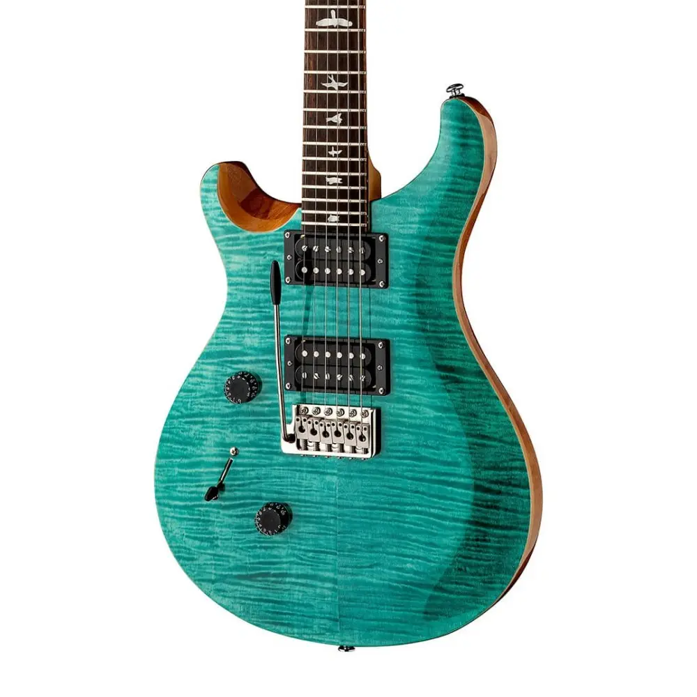 Guitarra Electrica PRS SE Custom 24 Zurda Color Turquoise