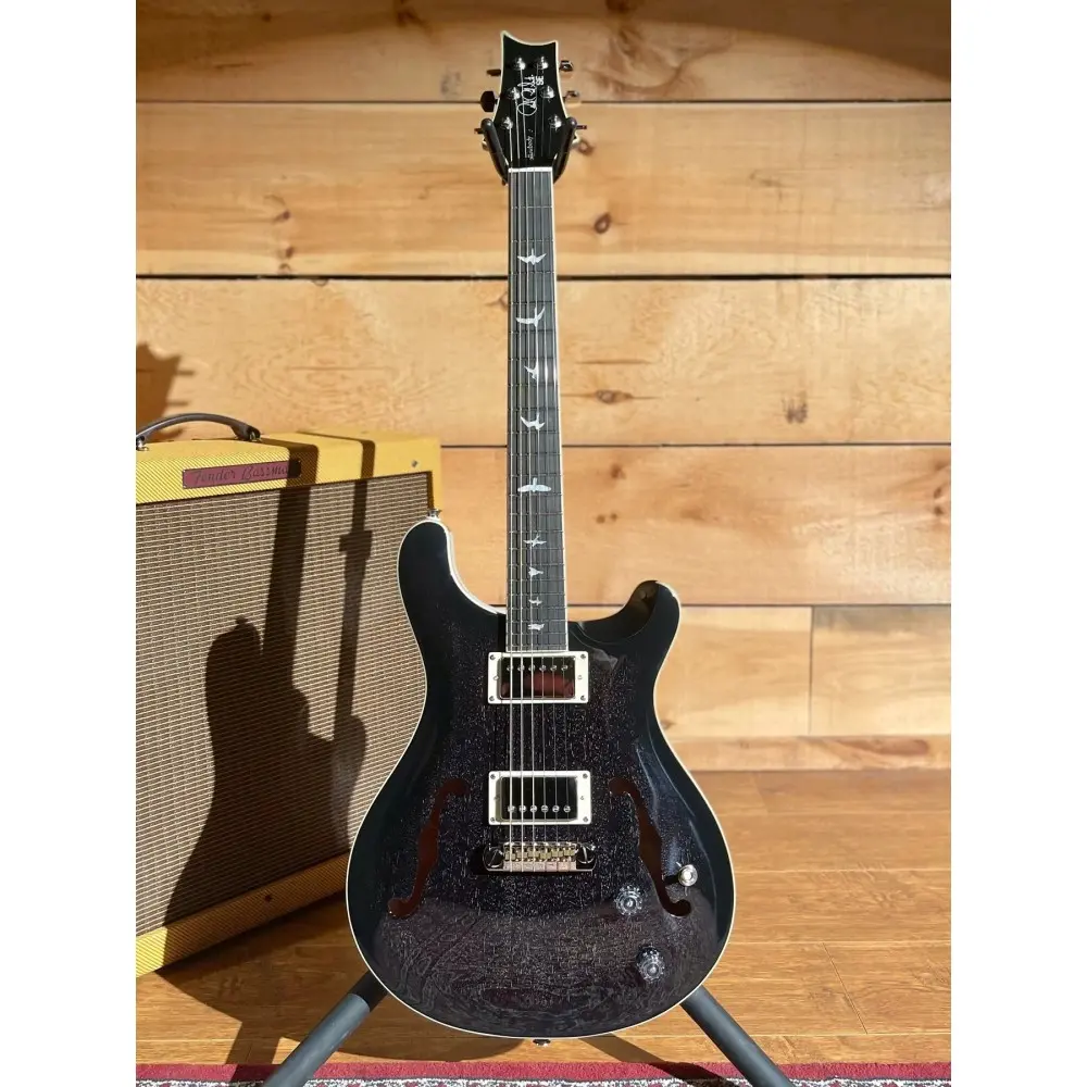 Guitarra Electrica SE Hollowbody con Funda Dog Hair Smokeburst PRS HBECB DH