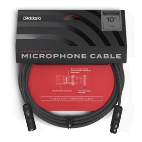Cable Canon Canon XLR 3 Metros Daddario PW-AMSM-10
