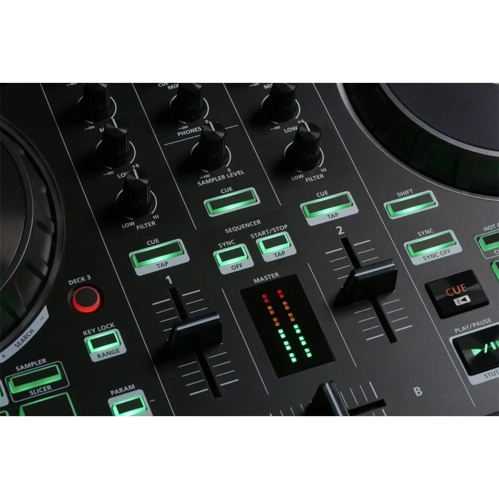 Controlador Dj Roland DJ202 Negro De 2 Canales Interface