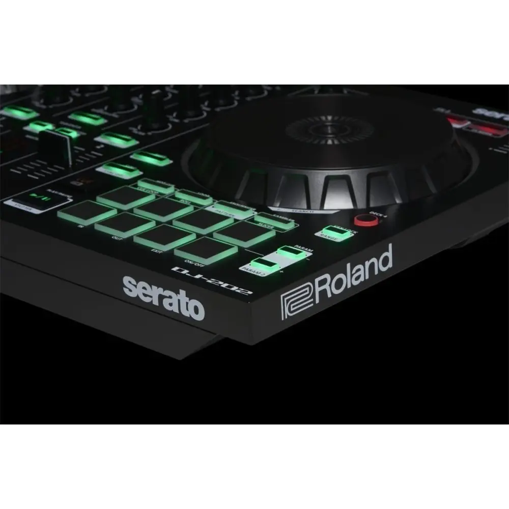 Controlador Dj Roland DJ202 Negro De 2 Canales Interface