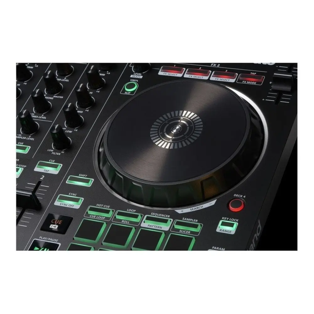 Controlador Dj Roland DJ202 Negro De 2 Canales Interface