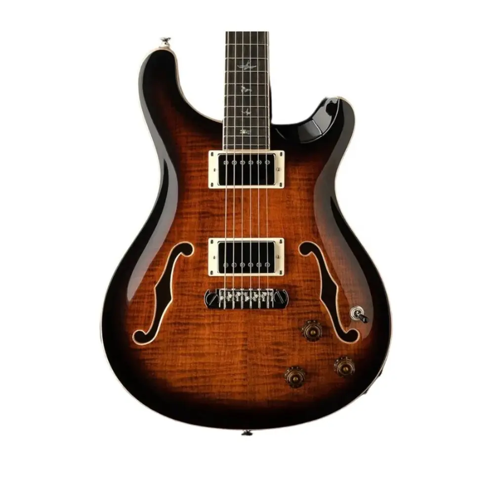 Guitarra Electrica SE Hollowbody con Funda Orange Tiger Smokeburst PRS HPEMB OB