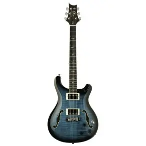 Guitarra Electrica SE Hollowbody con Funda Peacock Blue Smokeburst PRS HPEMB PB