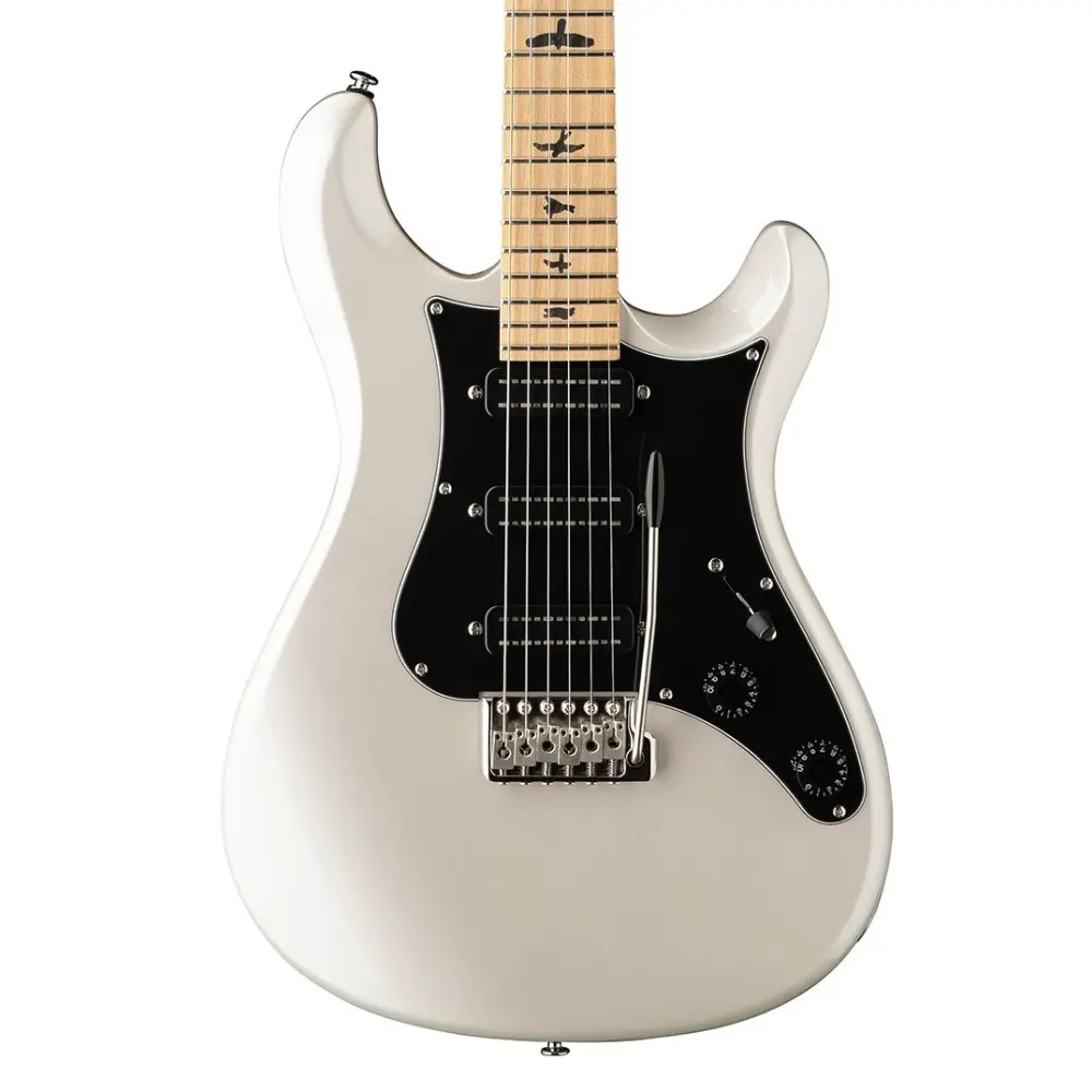 Guitarra Electrica con Funda Color White Pearl PRS NF3MWP