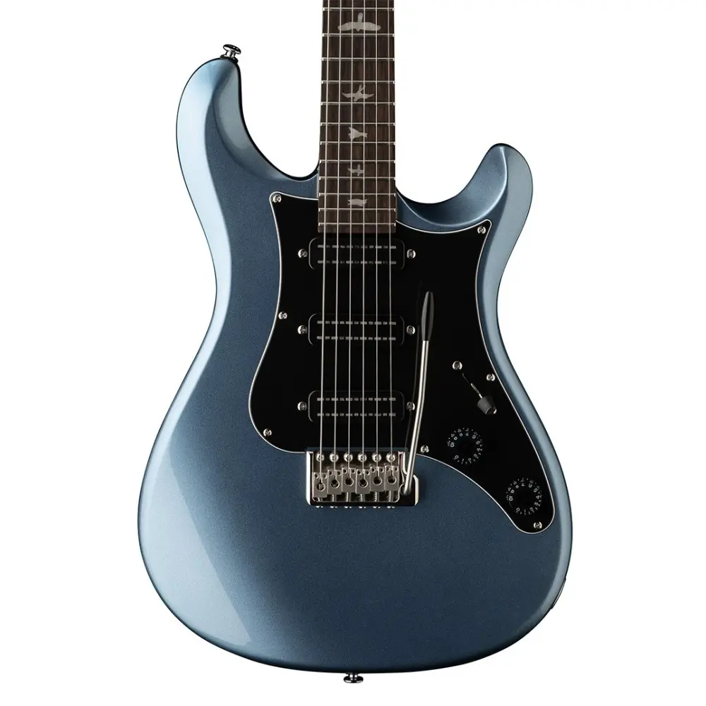 Guitarra Electrica con Funda Color Ice Blue Metallic PRS NF3RIM