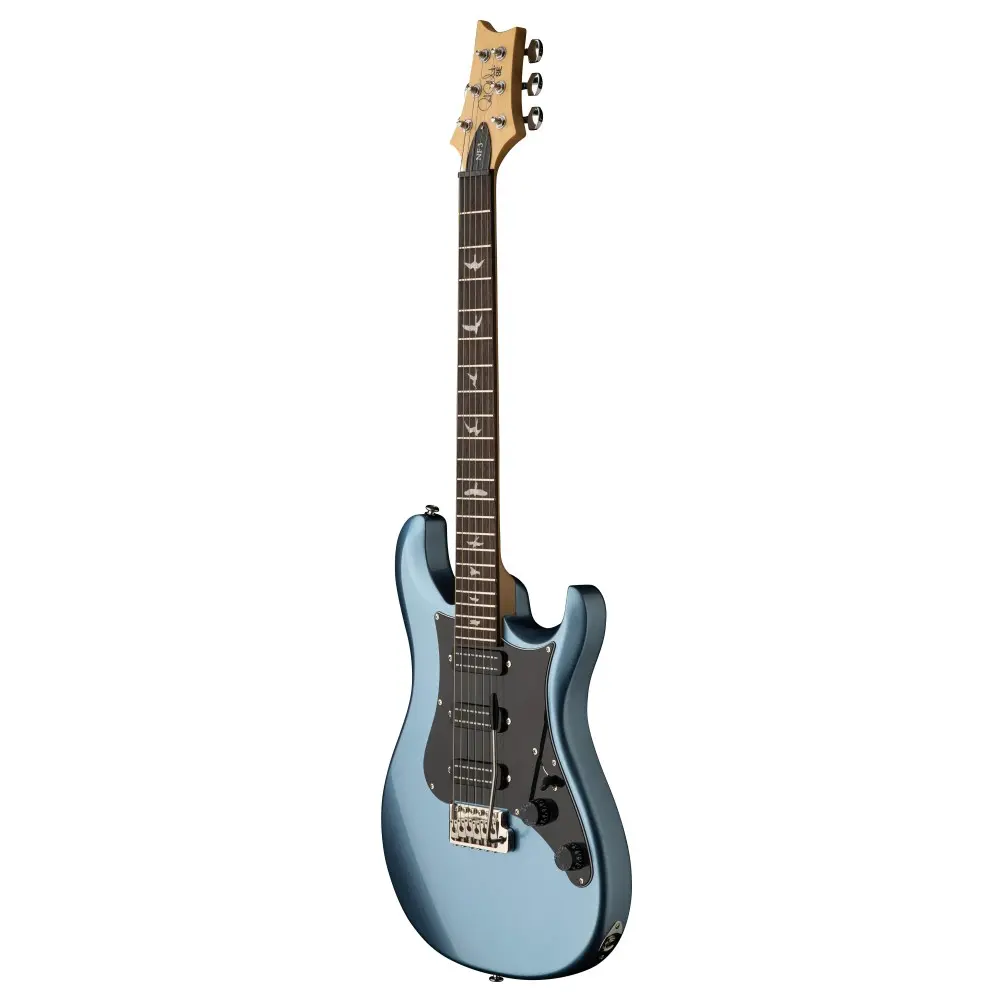 Guitarra Electrica con Funda Color Ice Blue Metallic PRS NF3RIM