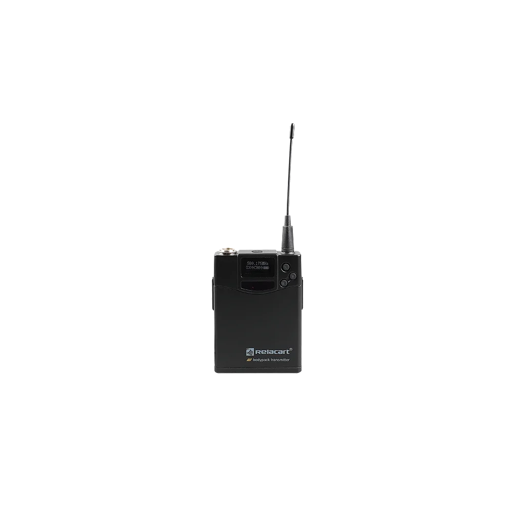 Sistema Inalambrico Relacart UR22S con Body Pack Vincha y Microfono Shure Corbatero