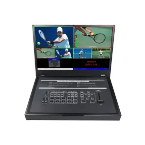 Switcher Video HDMI 5 Canales con Monitor Devicewell HDS9125