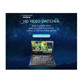 Switcher Video HDMI 6 Canales con Monitor Devicewell HDS9326