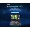 Switcher Video HDMI 6 Canales con Monitor Devicewell HDS9326