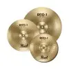 Set Platillos Pearl BRD-1 Hi-Hat de 14", Crash de 16", Ride de 20" con funda