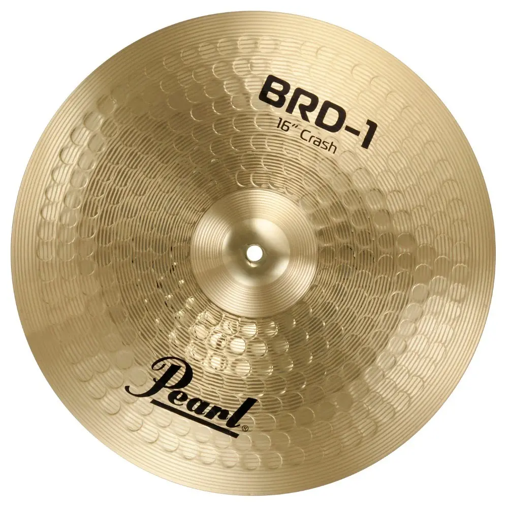 Set Platillos Pearl BRD-1 Hi-Hat de 14", Crash de 16", Ride de 20" con funda