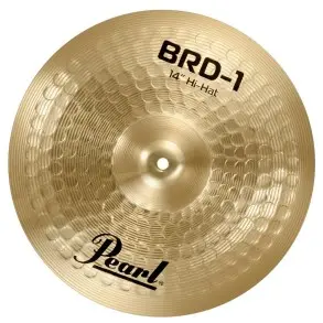 Set Platillos Pearl BRD-1 Hi-Hat de 14", Crash de 16", Ride de 20" con funda