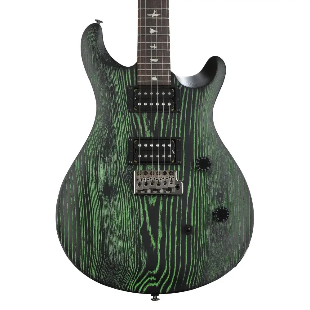 Guitarra Electrica SE Sandblasted Green con Funda Prs SB44 2S