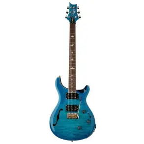 Guitarra Electrica SE Custom 24 Semi Hollow Piezo Lake Blue