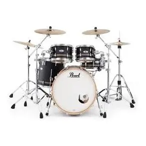 Bateria Pearl Professional Series 4 Cuerpos Bombo 22 Color Satin Gold Contrail