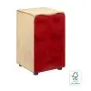 Cajón Flamenco Stagg Tapa Color Rojo CAJ50MRD