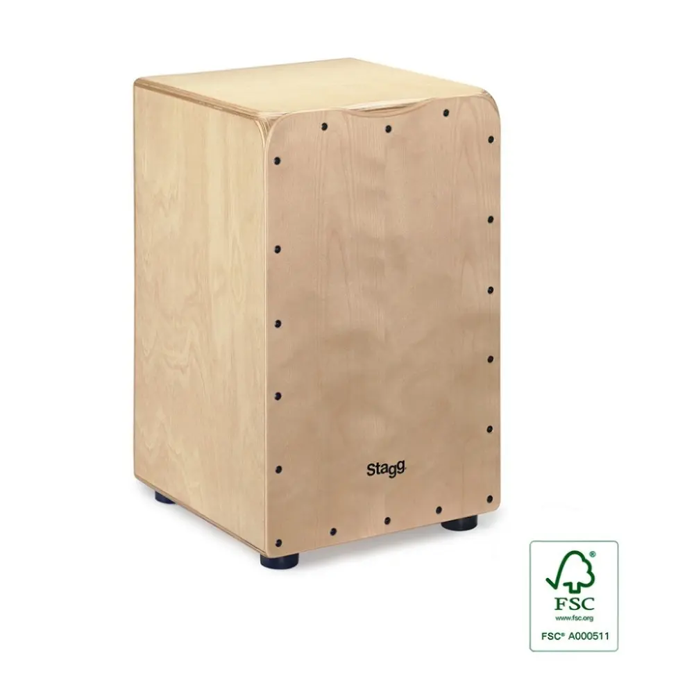 Cajon Flamenco Stagg Tapa Color Natural CAJ50MN