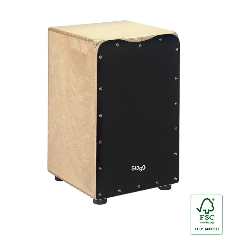 Cajon Flamenco Stagg Tapa Color Negro CAJ50
