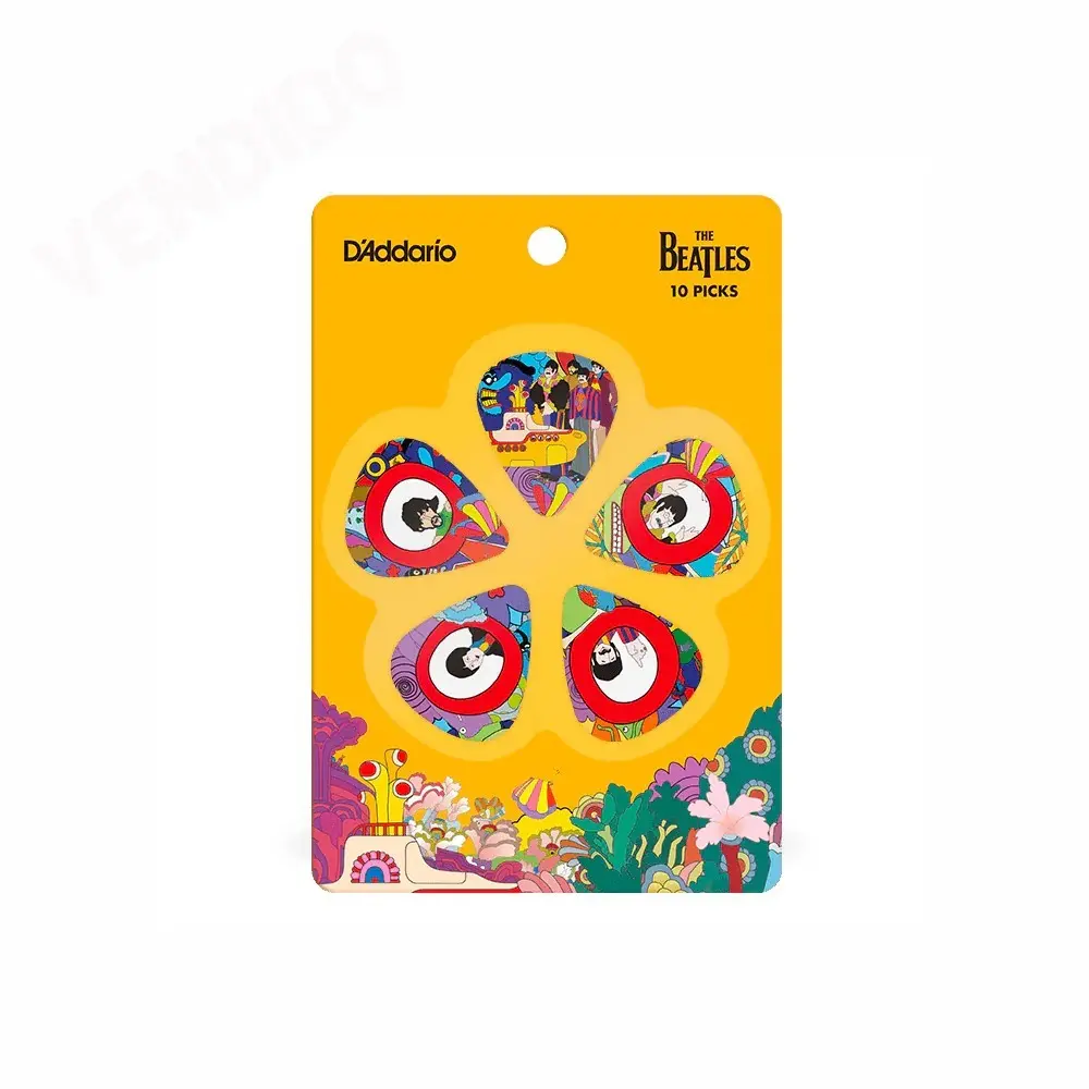 Pack de Puas Beatles Submarine 0,70 mm Thin Daddario Planet Waves 1CWH4-10B7