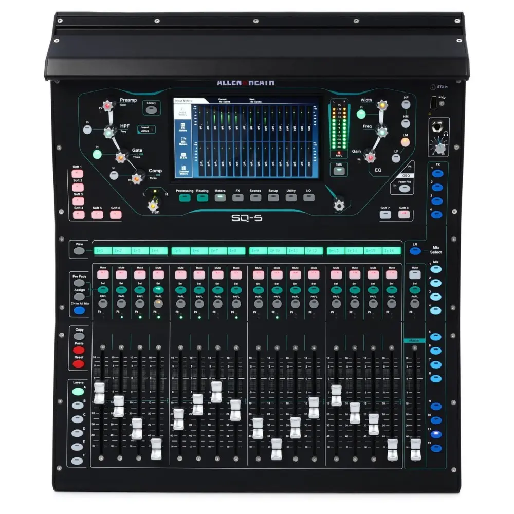 Mixer Digital 16 Canales Allen & Heath SQ-5 Expandible 32
