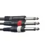 Cable De Audio Plug Mono A 2 Plug 3 Metros Stagg Mono