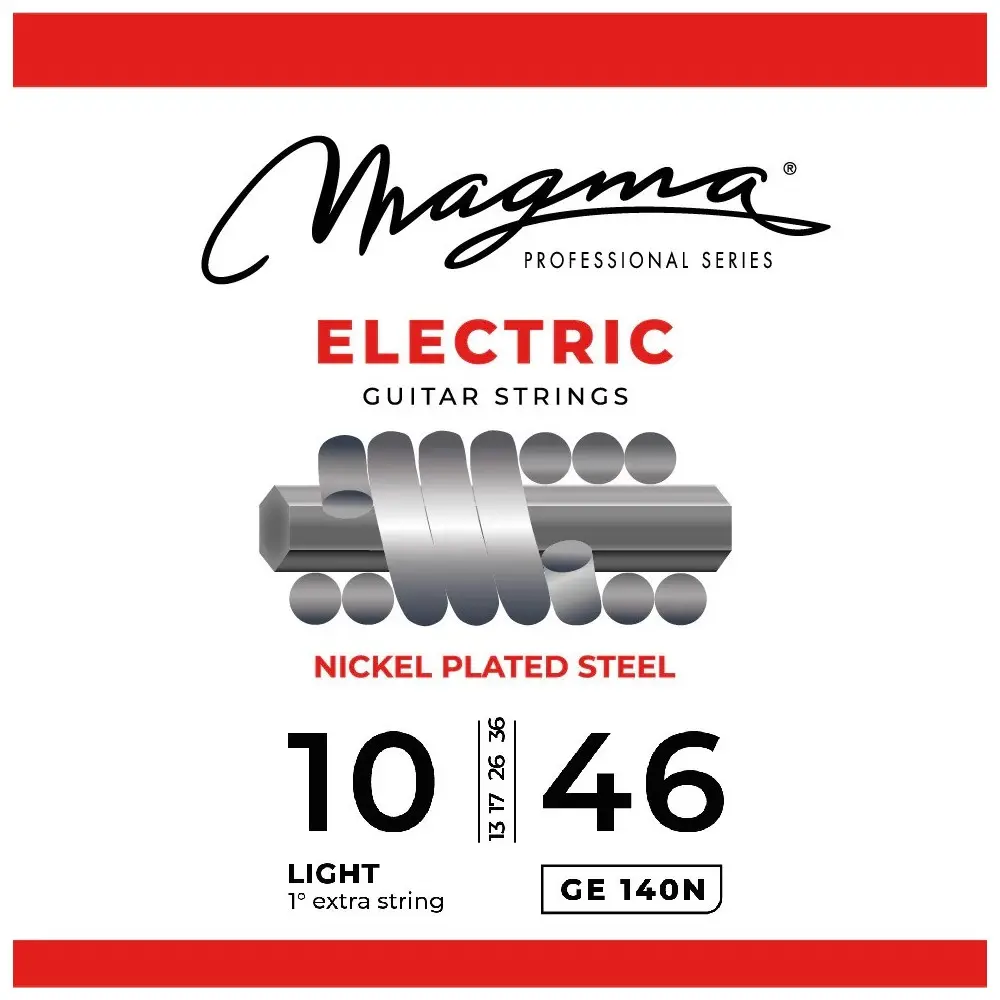 Encordado Guitarra Electrica T/suave 0.10 Magma Ge140n