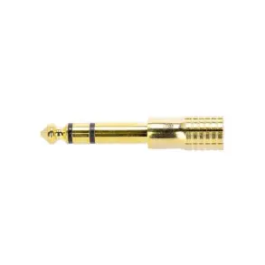 Adaptador Hembra Miniplug a Macho Plug Adam Hall 4AMF3JM3GOLD