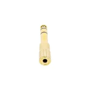 Adaptador Hembra Miniplug a Macho Plug Adam Hall 4AMF3JM3GOLD