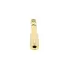Adaptador Hembra Miniplug a Macho Plug Adam Hall 4AMF3JM3GOLD