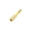 Adaptador Hembra Miniplug a Macho Plug Adam Hall 4AMF3JM3GOLD