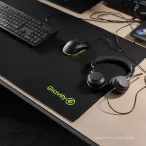 Alfombra Para Escritorio Gravity BGDC1 pc gamer, estudio grabacion o Dj