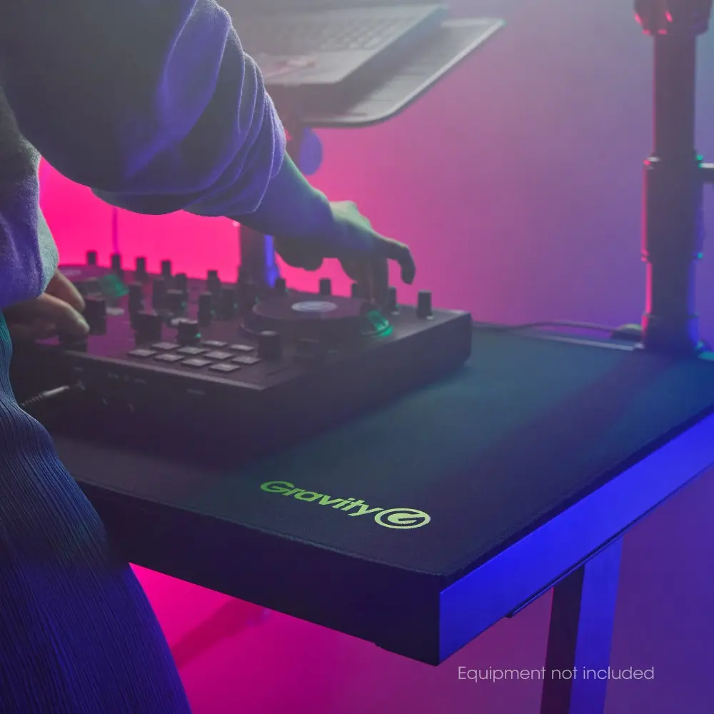 Alfombra Para Escritorio Gravity BGDC1 pc gamer, estudio grabacion o Dj