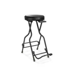 Banqueta alta Plegable Con Soporte de guitarra Gravity FGSEAT1