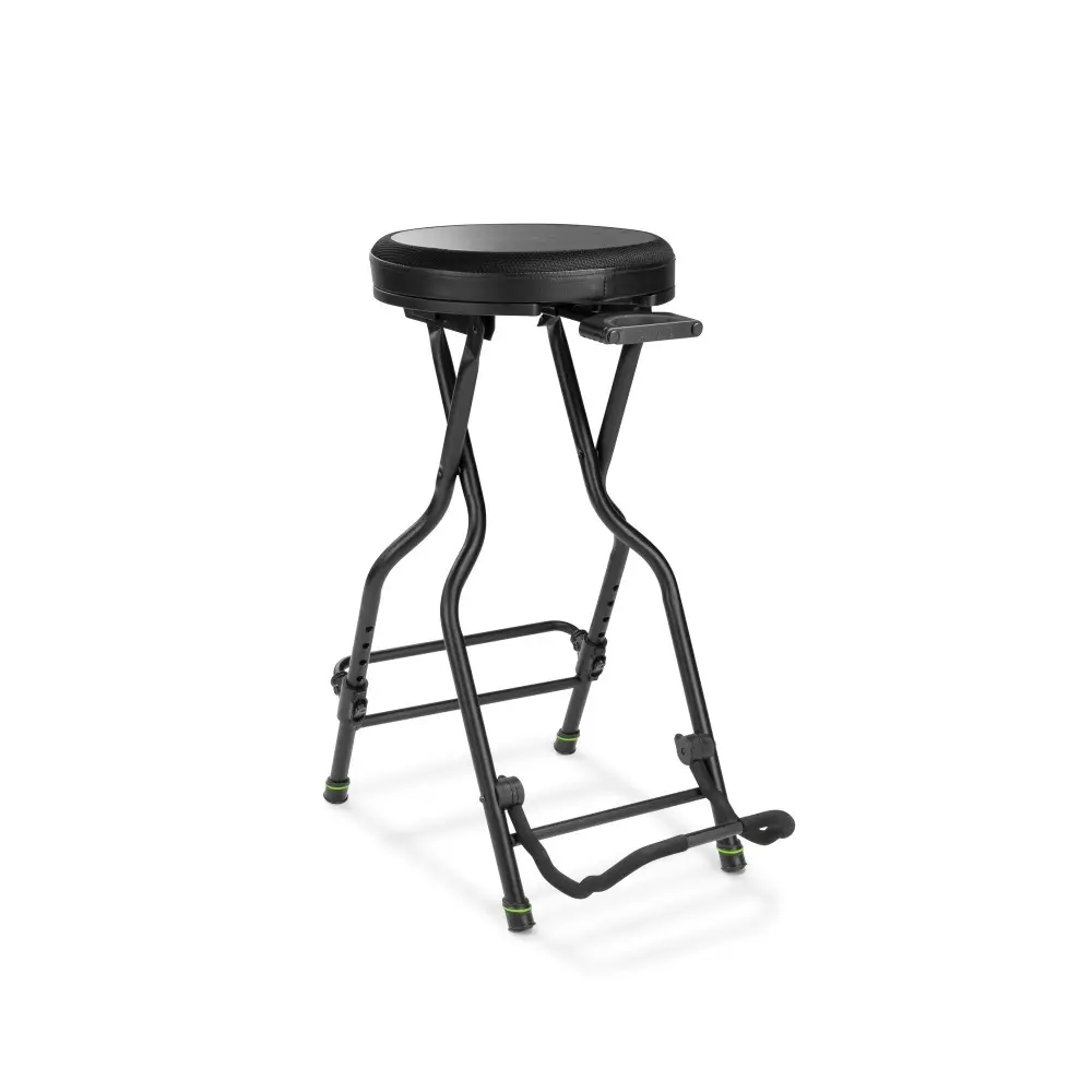 Banqueta alta Plegable Con Soporte de guitarra Gravity FGSEAT1