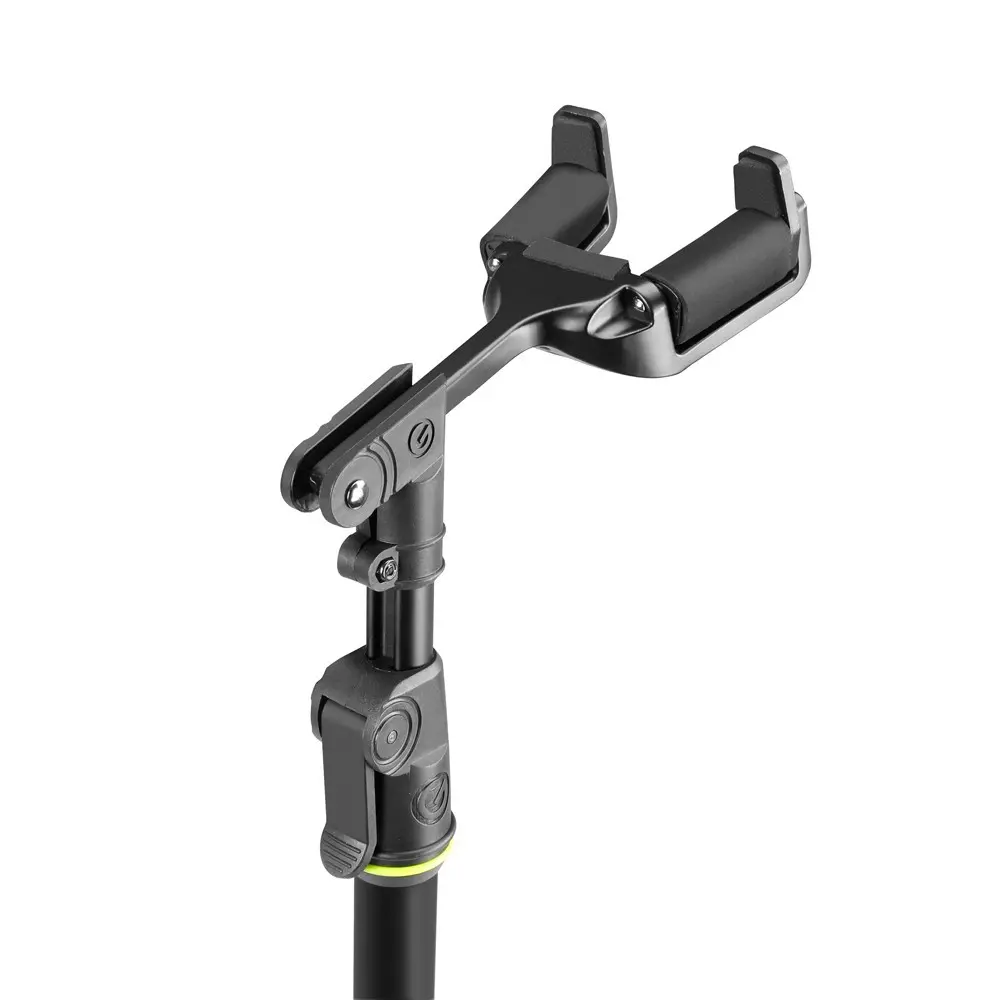 Soporte de Guitarra o bajo con cuello Gravity GS01NHB Con Traba Automatica