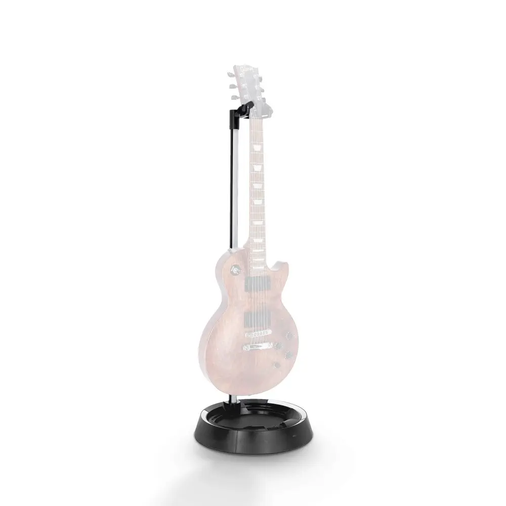 Soporte de Guitarra o bajo universal con Luz Led Gravity GSLS01NHB con cuello y cierre automatico