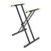 Soporte tijera doblr para piano o teclado Gravity KSX2 soporta 65 kg
